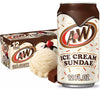 A&W Ice Cream Sundae Soda - 12 Fl Oz Cans, 12 Pack