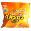 Akono Ginger Sweet/Candy/Hard Candy/Made from real ginger, 125g (Pack of 2)