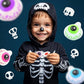 FUNTASTY Eyeballs Gummy Candy - Strawberry Jelly Filled Gummies - 19 Oz Jar - Individually Wrapped Halloween Candy