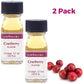 LorAnn Cranberry SS Flavor Flavor, 1 dram bottle (.0125 fl oz - 3.7ml - 1 teaspoon) - 2 Pack