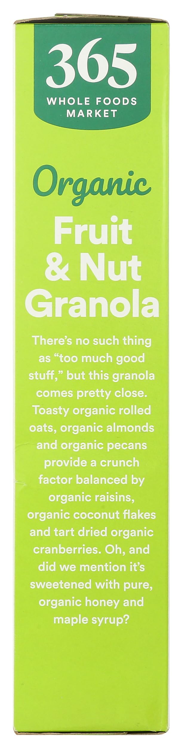 365 by Whole Foods Market, Organic Granola Fruit And Nut, 17 Ounce
