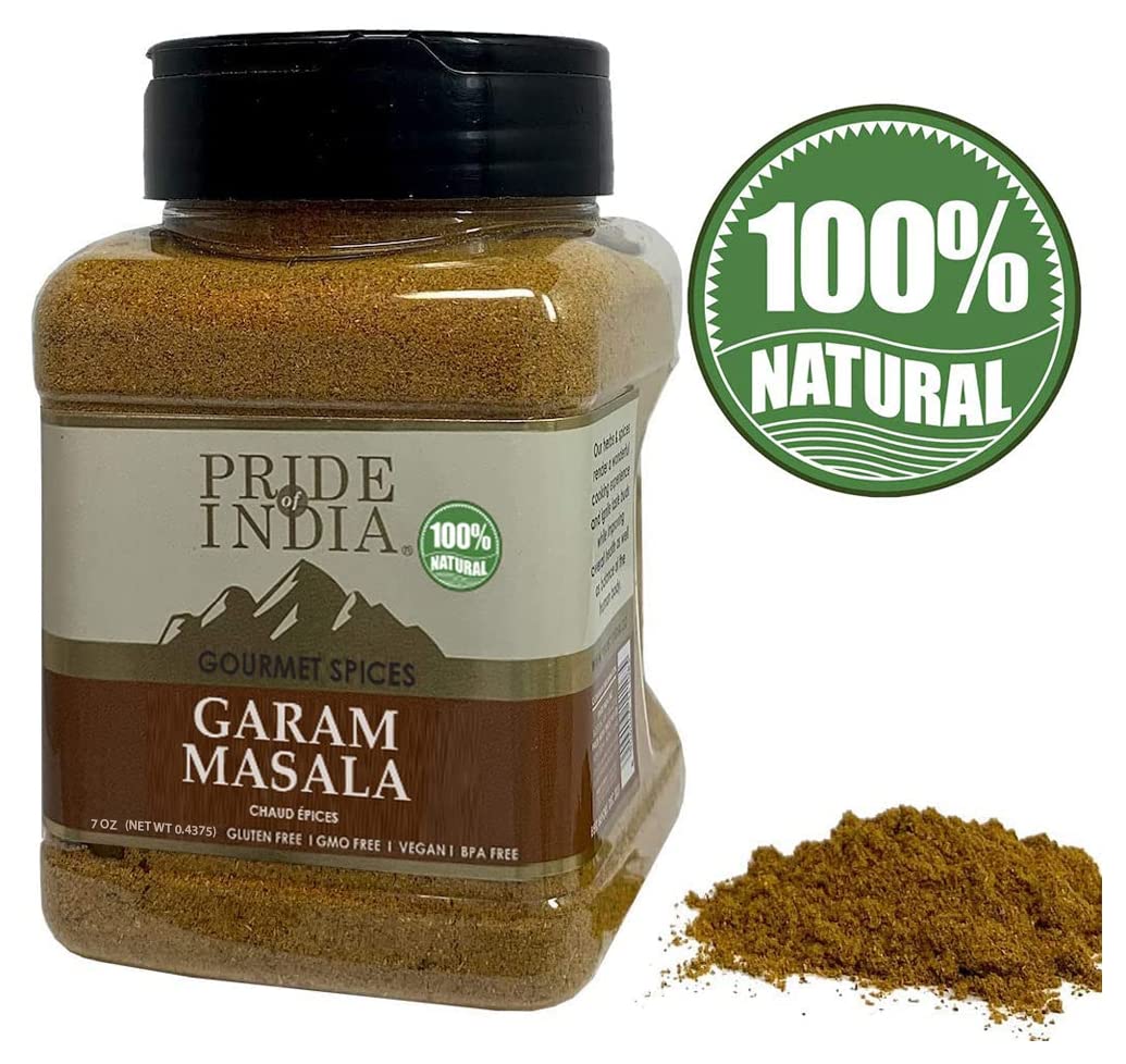 Pride Of India Garam Masala Ground Spice Blend, 6 oz (Pack of 6) - Ideal for Curries and Pilafs, Non-Veg & Veg Dishes
