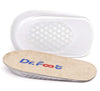 Dr.Foot Height Increase Insoles, Heel Cushion Inserts, Heel Lift Inserts For Leg Length Discrepancies (Small (0.5'' Height))