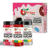 NY Spice Shop Red-White-Pink Sanding Sugar for Memorial Day - Sweet Colorful Edible Sprinkles For Candy Dish - Chocolate Sprinkl
