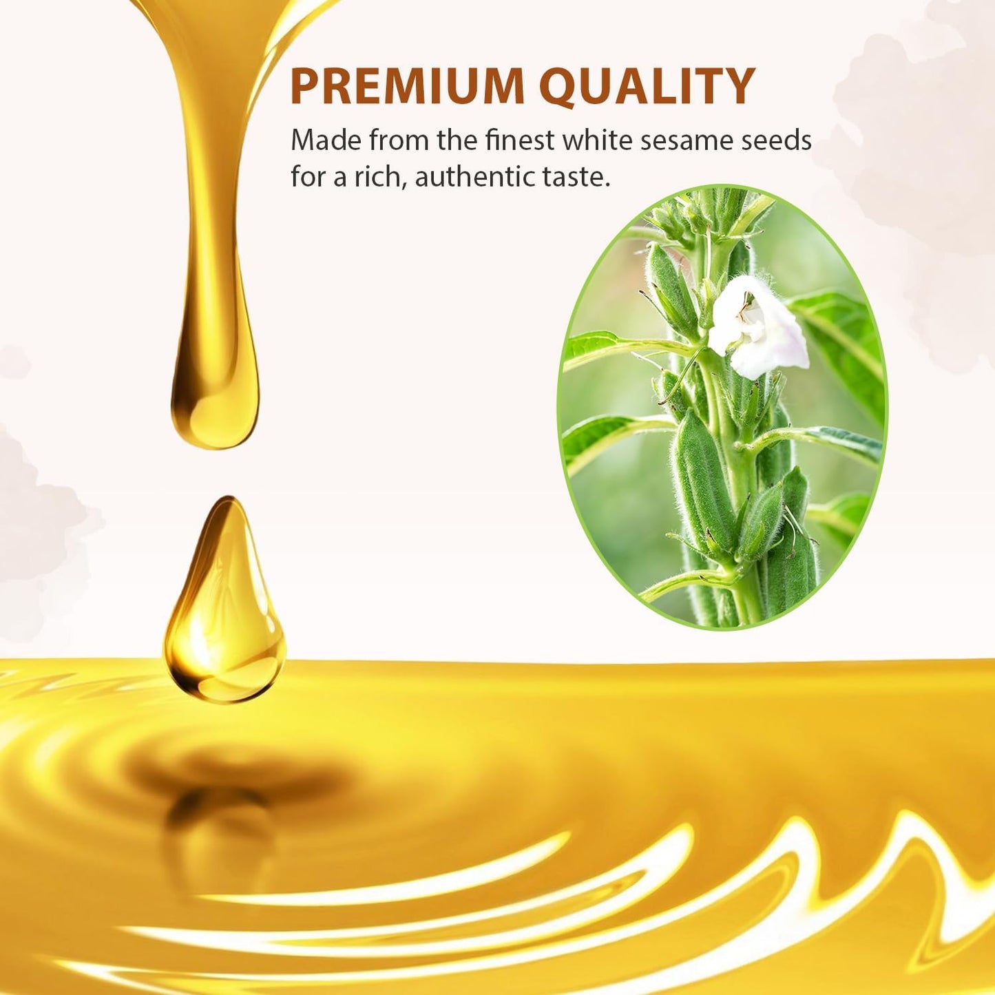 Soeos Sesame Oil, Toasted Sesame Seed Oil, 16.9 Fl Oz (500 Ml) Pack Of 2, Nutty Flavor, Perfect For Asian Food, Noodles, Soup, B