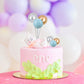 Gyufise 30Pcs Mini Balloon Cake Topper Foam Ball Cake Picks Decorations Faux Pearl Balls Diy Cake Topper Decoration For Baby Sho