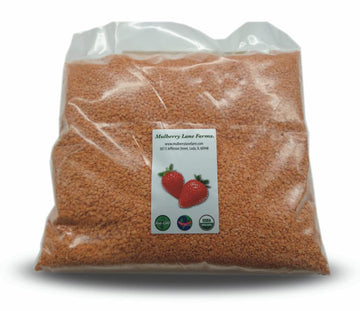 Red Lentils 5 Pounds Usda Certified Organic, Non-Gmo Bulk, Product Of Usa, Mulberry Lane Farms