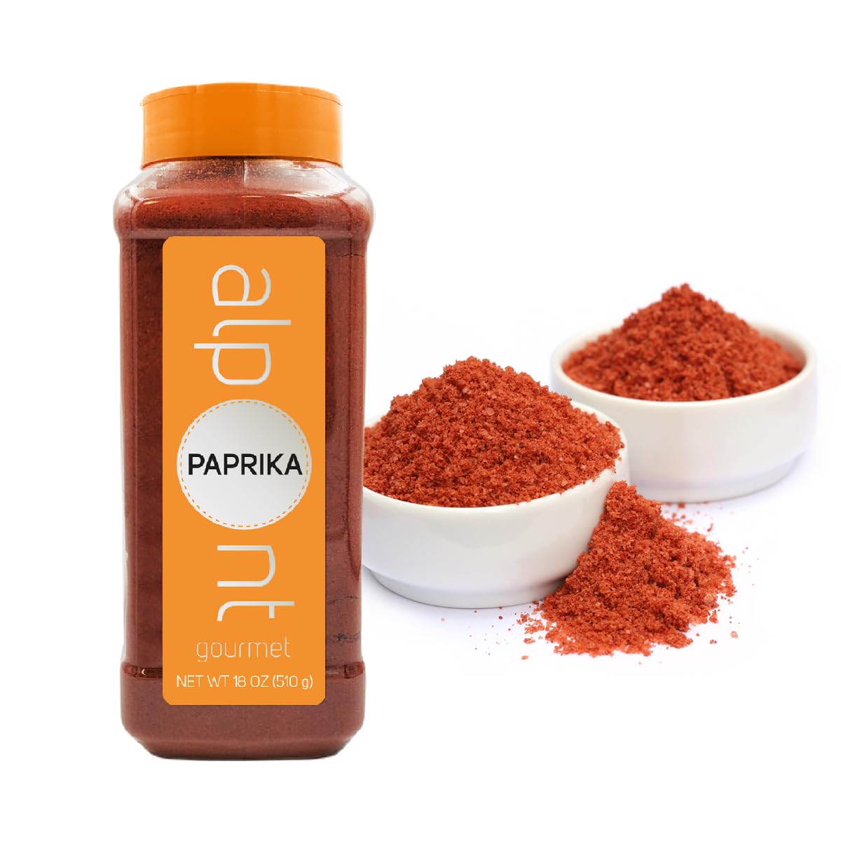 Alpont Gourmet, Paprika 18Oz (510G), All Natural, Non-Gmo, Packed To Keep It Fresh, Premium Quality