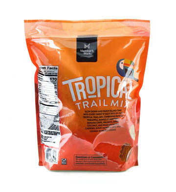 generic Member Mark Tropical Trail Mix 48 oz., 3 Pound (Pack of 1)