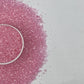 Senchanting Pink Sanding Sugar Sprinkles, Edible Crystal Pink Sanding Candy Sugar For Cake Decorating Wedding Party Baking Cupca