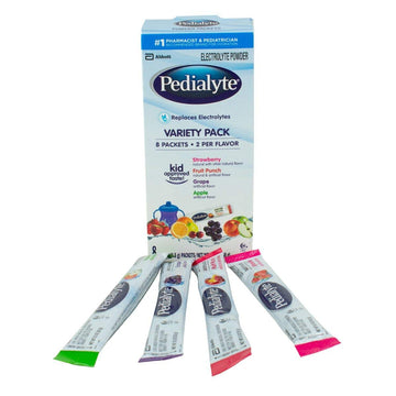 Pedialyte Electrolyte Powder Packs Are A Convenient & Portable Way To Quickly Replenish Lost Fluids & Electrolytes To Help Preve