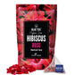 BLUE TEA Hibiscus Tea - 60 Count Pyramid Tea Bags - Caffeine Free, Vegan, Gluten Free, Non-GMO - Zipper Pack