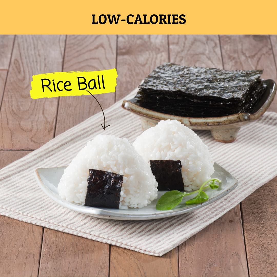 Choi'S 1(Daechun) Roasted Seaweed, Gim, Sushi Nori(100 Half Sheets)/ Resealable, Gold Grade/Product Of Korea/Kimbap, Gimbap, Veg