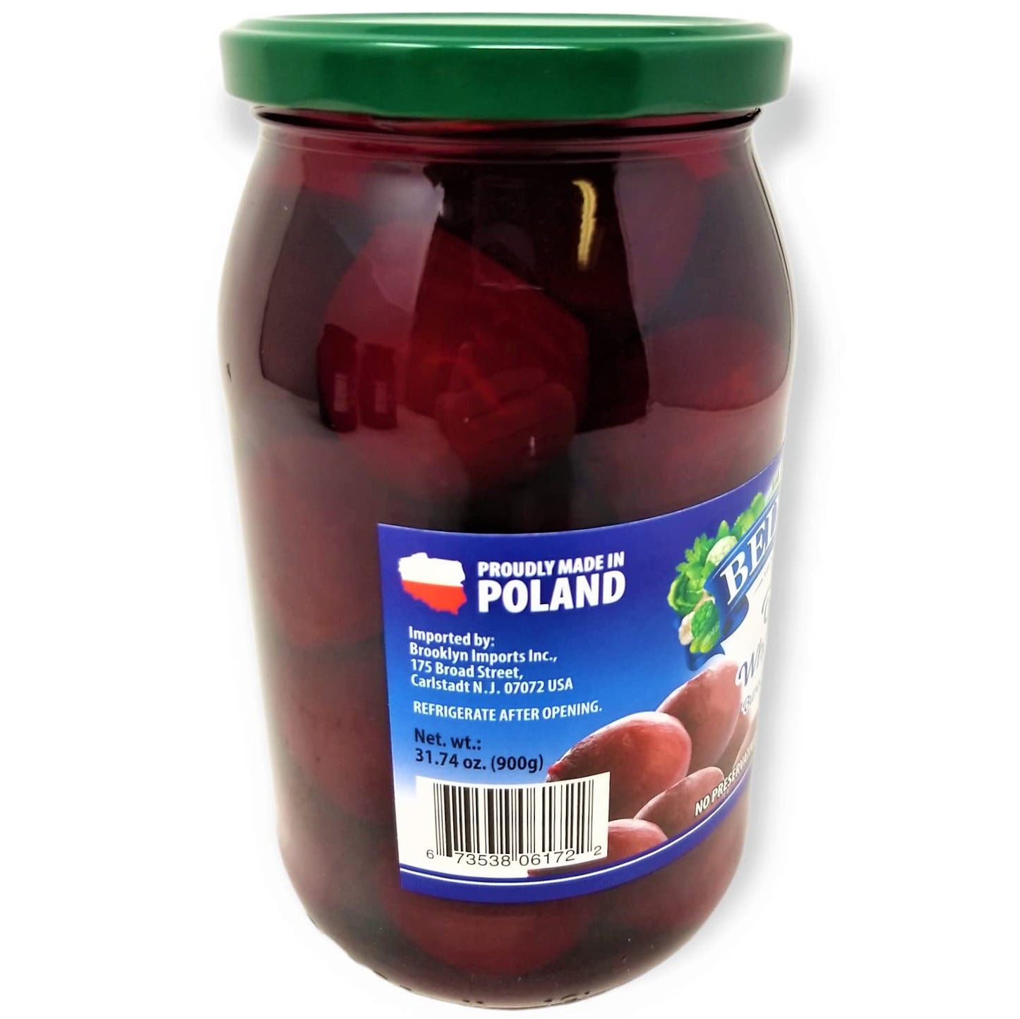 Belveder Beets Whole Petite 31.74 Oz 900G, Vegan, Non-Gmo, Gluten-Free Pack Of 1