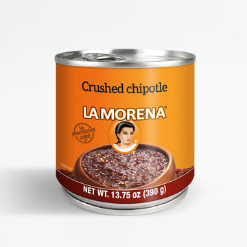 La Morena Crushed Chipotle peppers 13oz (SINGLE) (Packaging may vary)