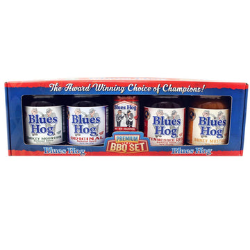 Blues Hog Variety BBQ Sauce Set 5 pk - case Of: 1 Each Pack Qty: 5 Total Items Qty: 5