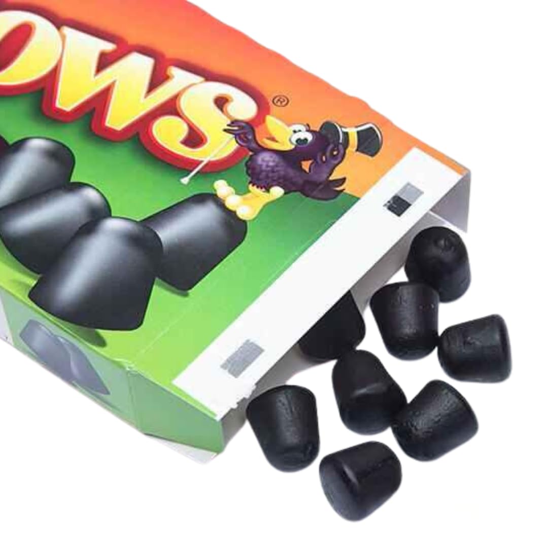 LYZAS SWEETS &   Classic Candy Gift Packs - Black Licorice Gumdrops, Pack of 3