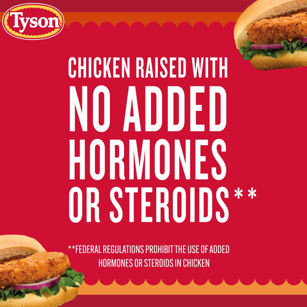 Tyson Fully Cooked Spicy Chicken Patties, 23 Oz. (Frozen)