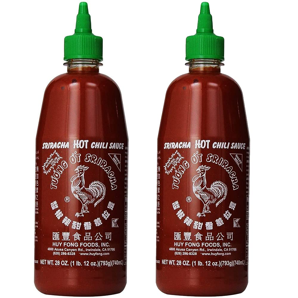 Sriracha Hot Chili Sauce 28Oz, Pack Of 2