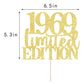 Limited Edition 1969 Cake Topper 56Th Birthday Happy Birthday Cake Topper Men And Women Cheer 56Years Old Handmade Golden Glitter Cake Decoration