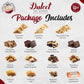 Dulcet Gift Baskets Deluxe Tea and Food Gift Basket, 17 Piece Set, Featuring Scones, Brownies, Muffins, and More