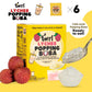 Twrl Lychee Popping Boba for Bubble Tea - Cafe Style Bursting Juice-Filled Pearl Toppings at Home  Instant  Plant-Based  Gluten-Free  Dye-Free  No High Fructose Corn Syrup - 6 Single Servings