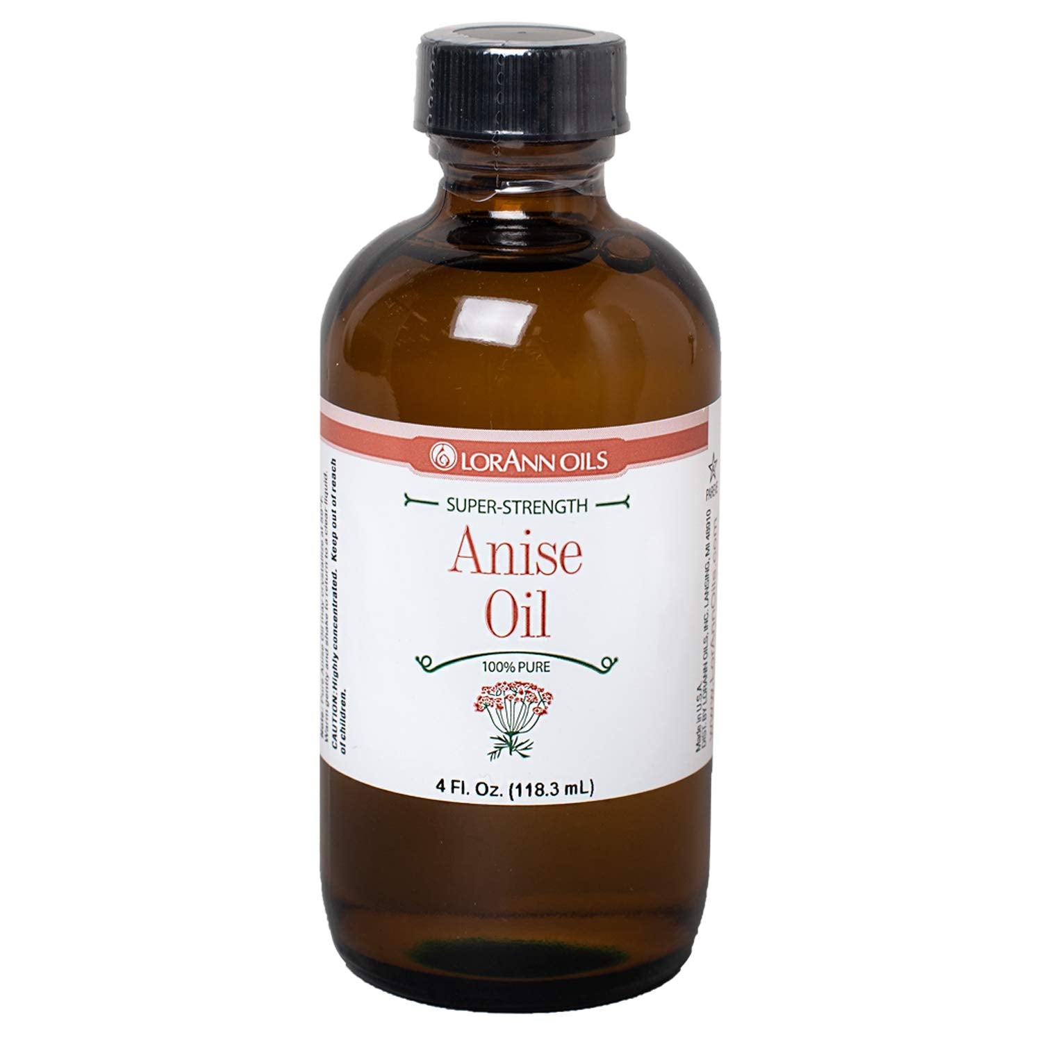 Lorann Anise Oil Ss, Natural Flavor, 4 Ounce Bottle