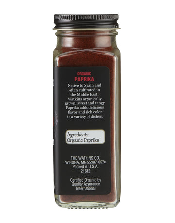 Watkins Gourmet Organic Spice Jar, Paprika, 2.9 Ounce ., 2.9 Ounce