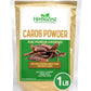 HerbaZest Carob Powder Organic - 16oz (454g) - Vegan & Gluten Free Superfood - Tasty Addition to Smoothies, Hot Beverages, Desse