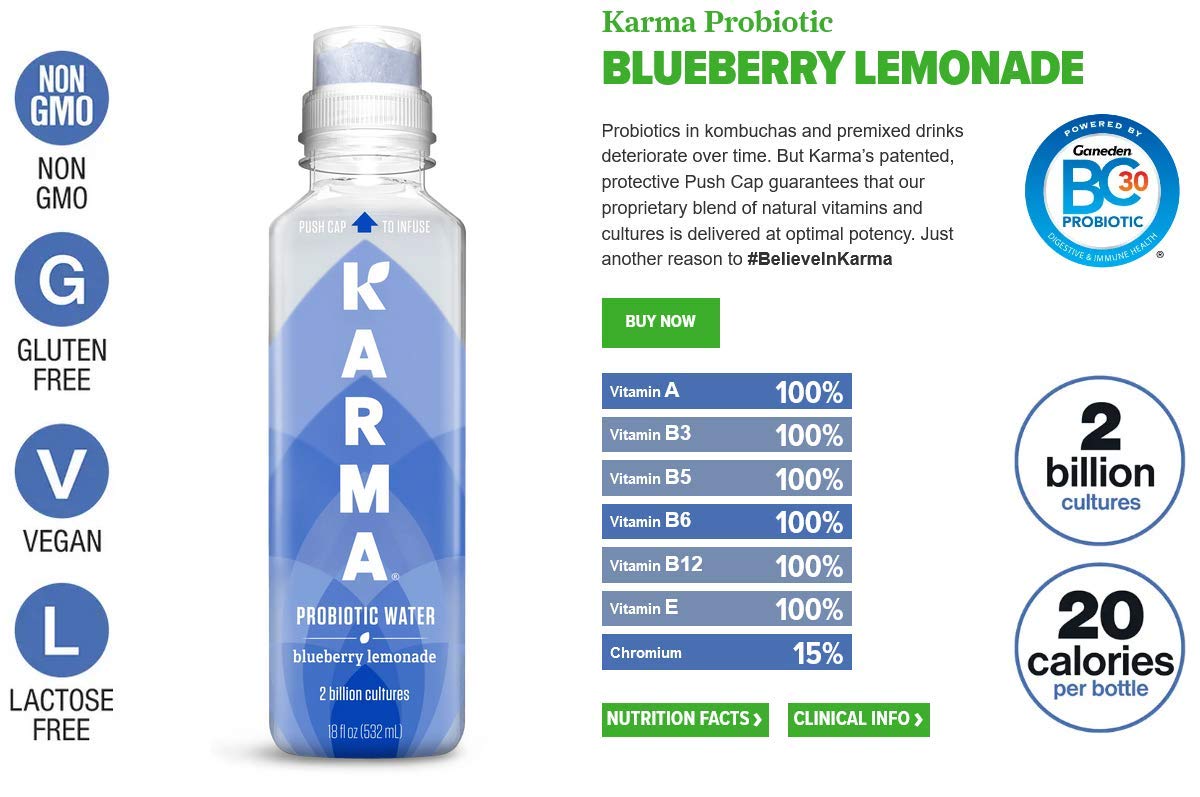 Karma Wellness Water Priobiotics (Variety Pack)