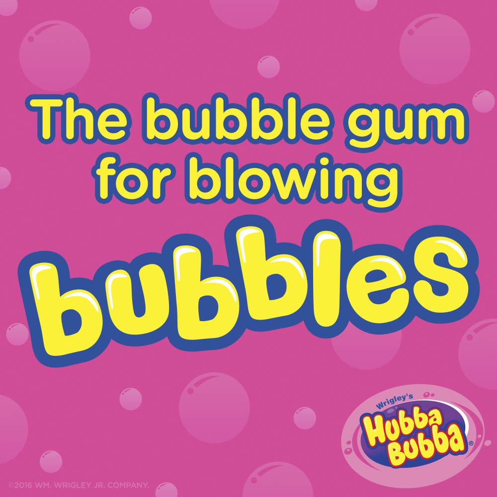 HUBBA BUBBA Bubble Gum Tape - Original Chewing Gum Bulk Pack, 2 oz, Pack of 6 Candy Bulk