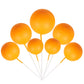 Rssta i Mini Balloon Cake Toppers 30 PCS Foam Balls for Baby Shower, Wedding, Birthday - Orange - Model XM402-Orange