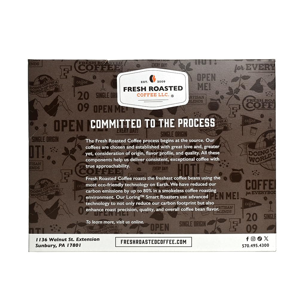 Fresh Roasted Coffee, Panama Boquete, Medium Roast, Kosher, K-Cup Compatible, 24 Pods