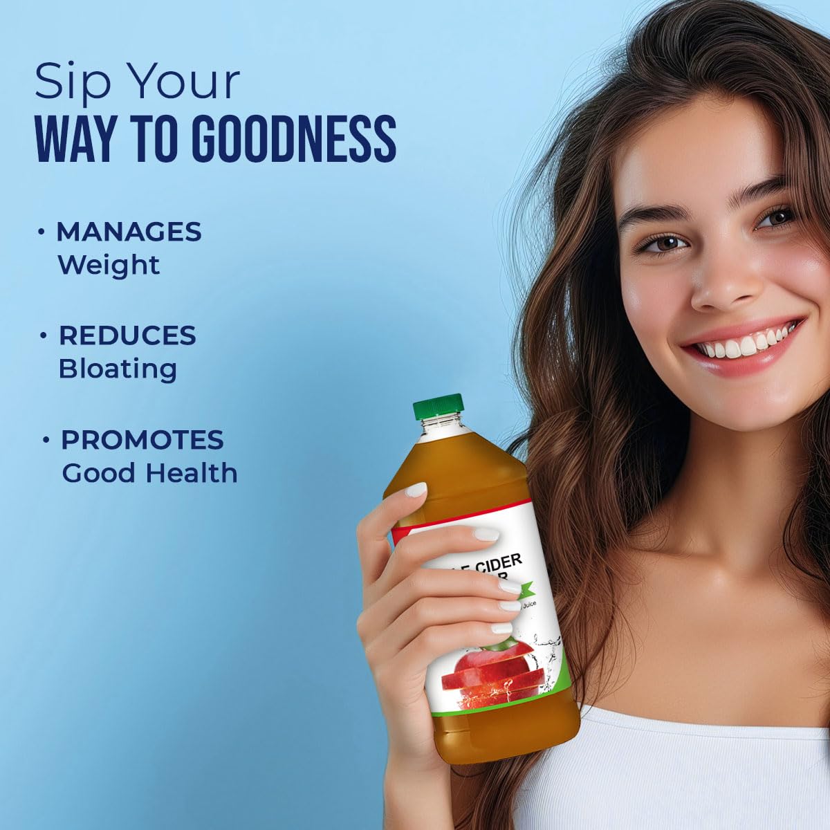 St.Botanica Natural Apple Cider Vinegar With Mothe