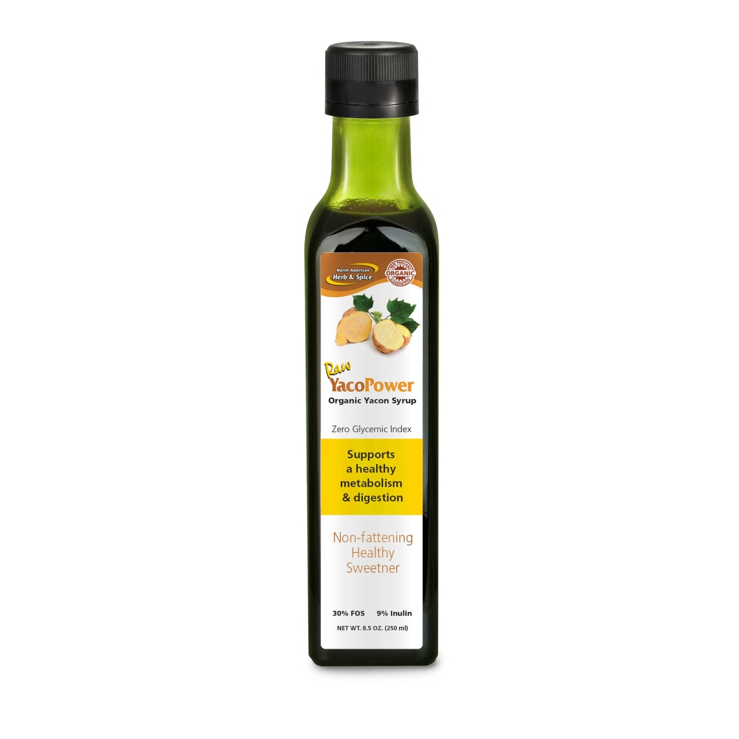 NORTH AMERICAN HERB & SPICE YacoPower Organic Yacon Syrup 8.5 fl oz