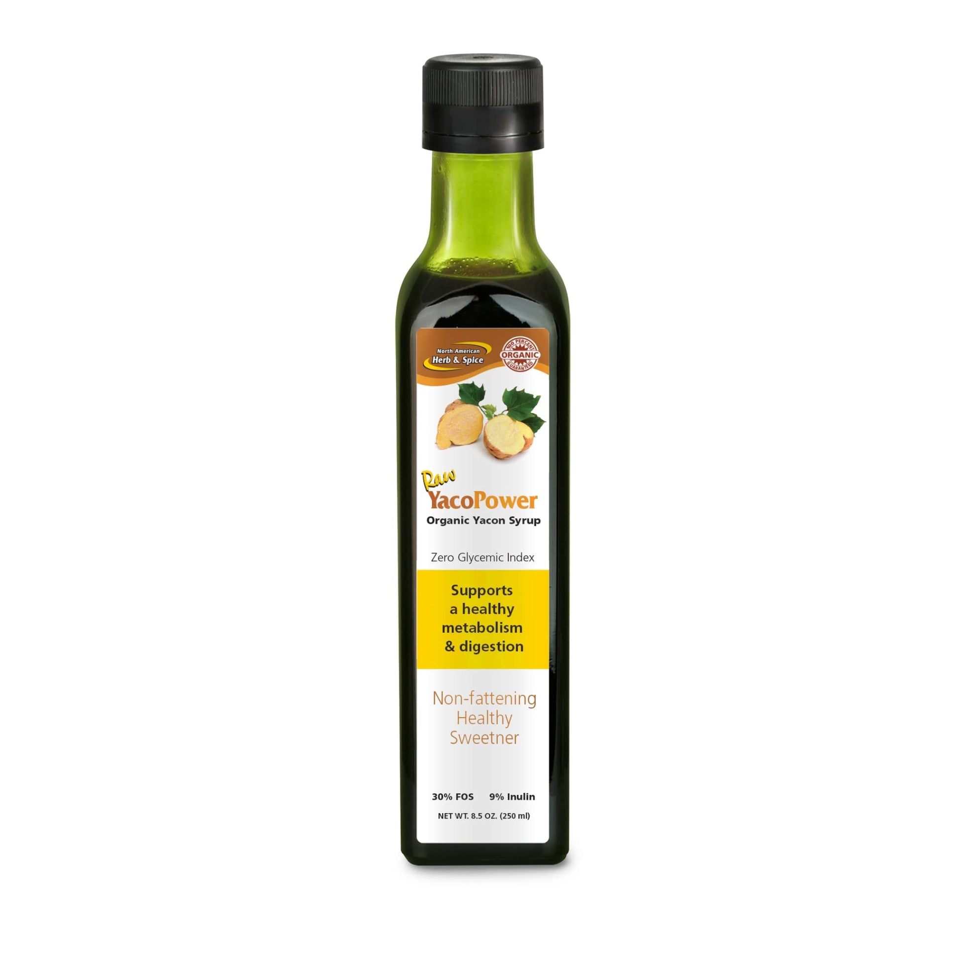 NORTH AMERICAN HERB & SPICE YacoPower Organic Yacon Syrup 8.5 fl oz