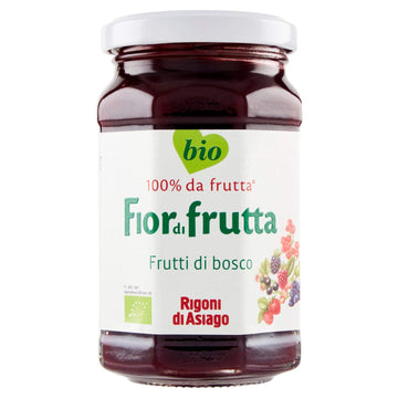 Rigoni Di Asiago Fiordifrutta Organic Fruit Spread, Wild Berries, 8.82 Ounce (Pack Of 6)