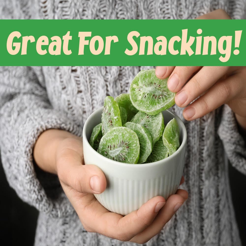 Sincerely Nuts Dried Kiwi Slices (1 Lb)-Vegan, Gluten-Free, And Kosher Certified- Satisfying And Naturally Sweet On-The-Go-Treat