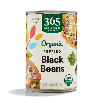 365 Everyday Value, Organic Refried Black Beans, 16 oz