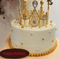 Edible Bright Gold Sugar Pearls Candy Sprinkles 120G/ 4.23Ounce Baking Cake Sprinkles Cupcake And Cake Topper Cookie Decorations