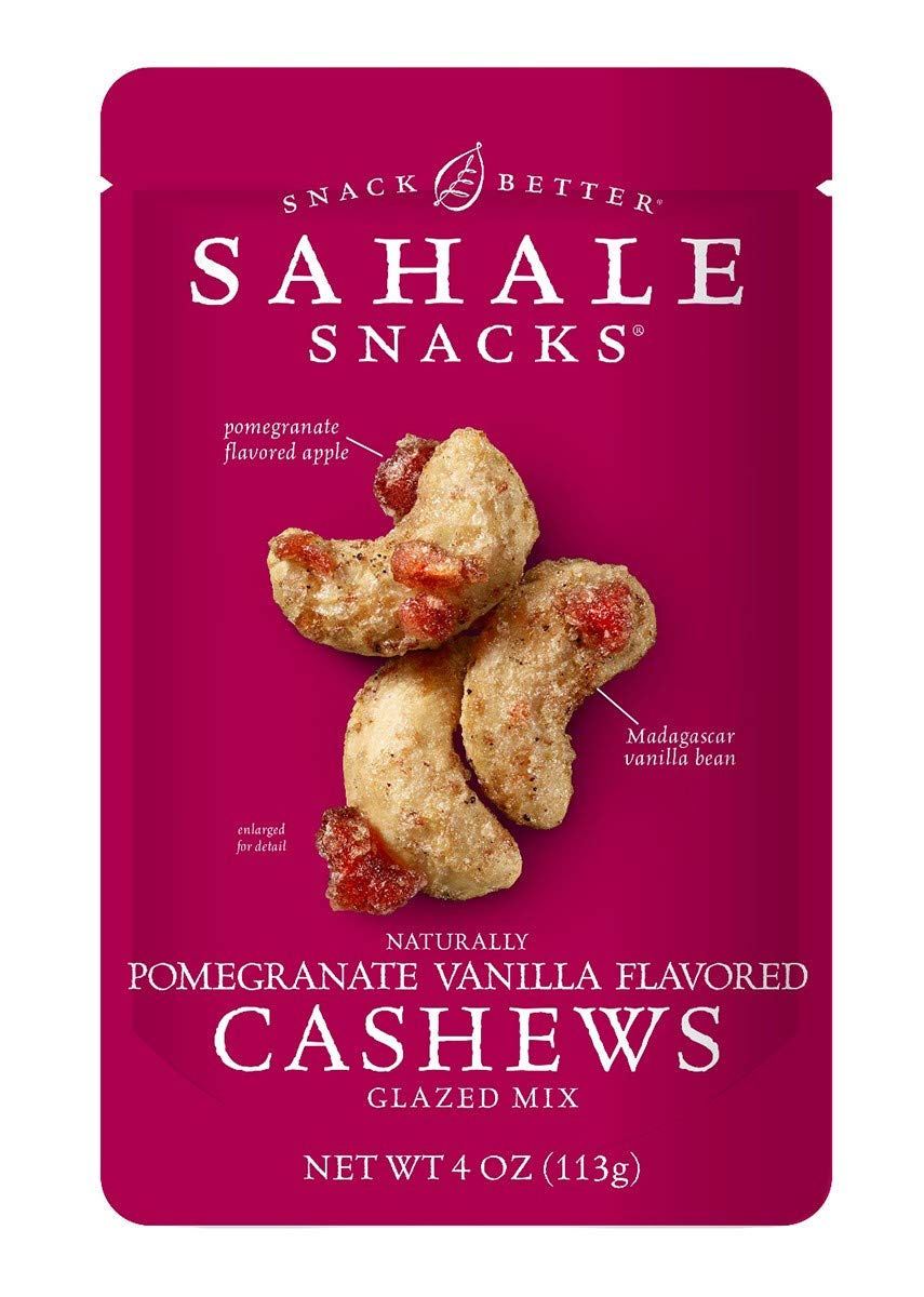 Sahale Snacks Cashews with Pomegranate and Vanilla -- 4 oz