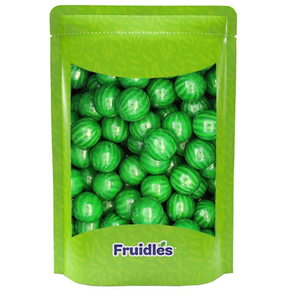 Fruidles Wicked Watermelon Gum Balls Fruit Flavored, Candy Buffet Treats, Machine Size Refills, Kosher Certified Parve, 1 Inch (