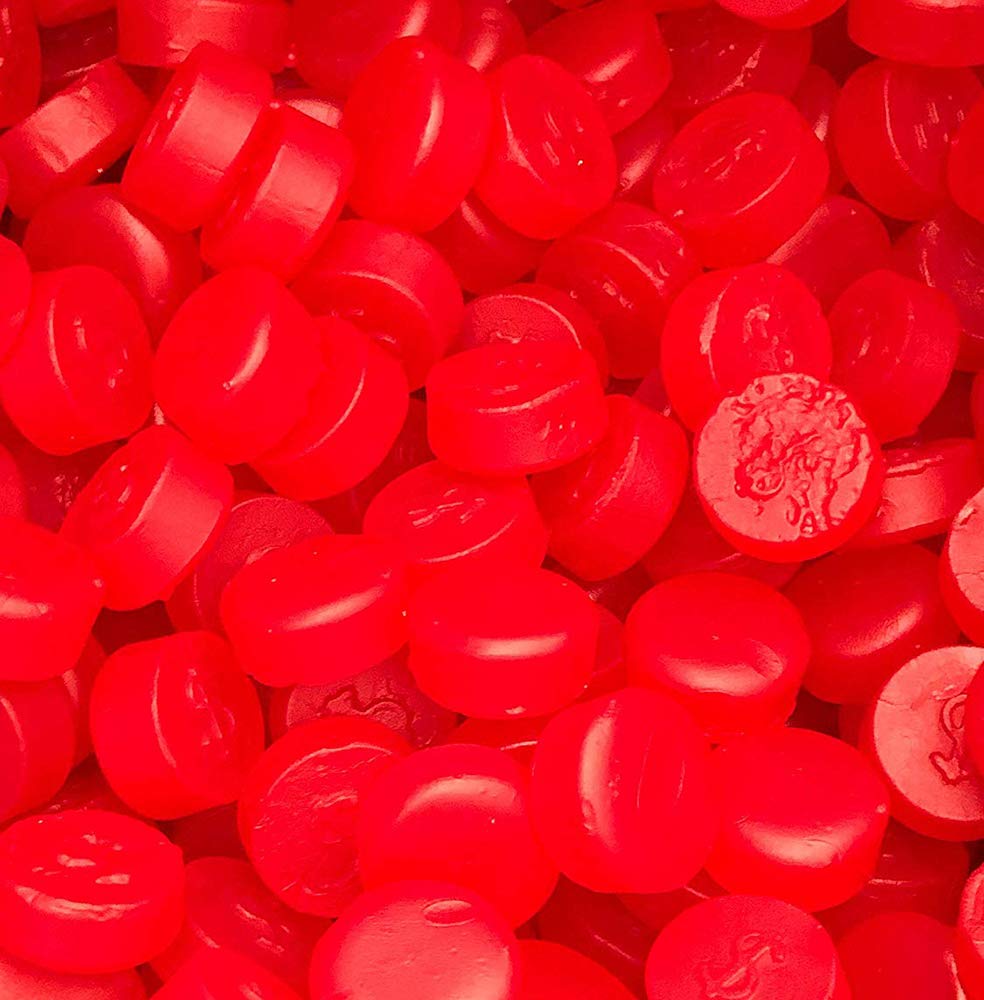 Sweetgourmet Cherry Juju Coins | Bulk Unwrapped Soft Candy | 4 Pounds