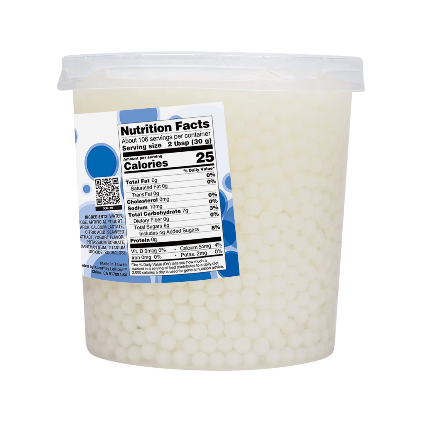 Tea Zone 7 Lb Gourmet-Series Yogurt Popping Pearls