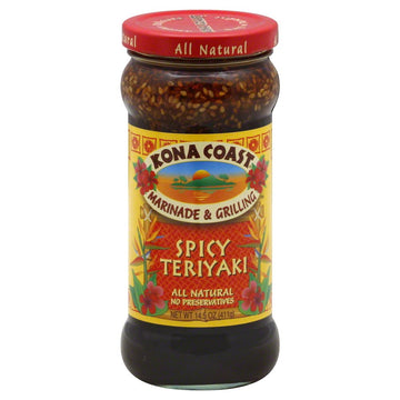Kona Coast, Sauce Teriyaki Spicy, 14.5 Ounce