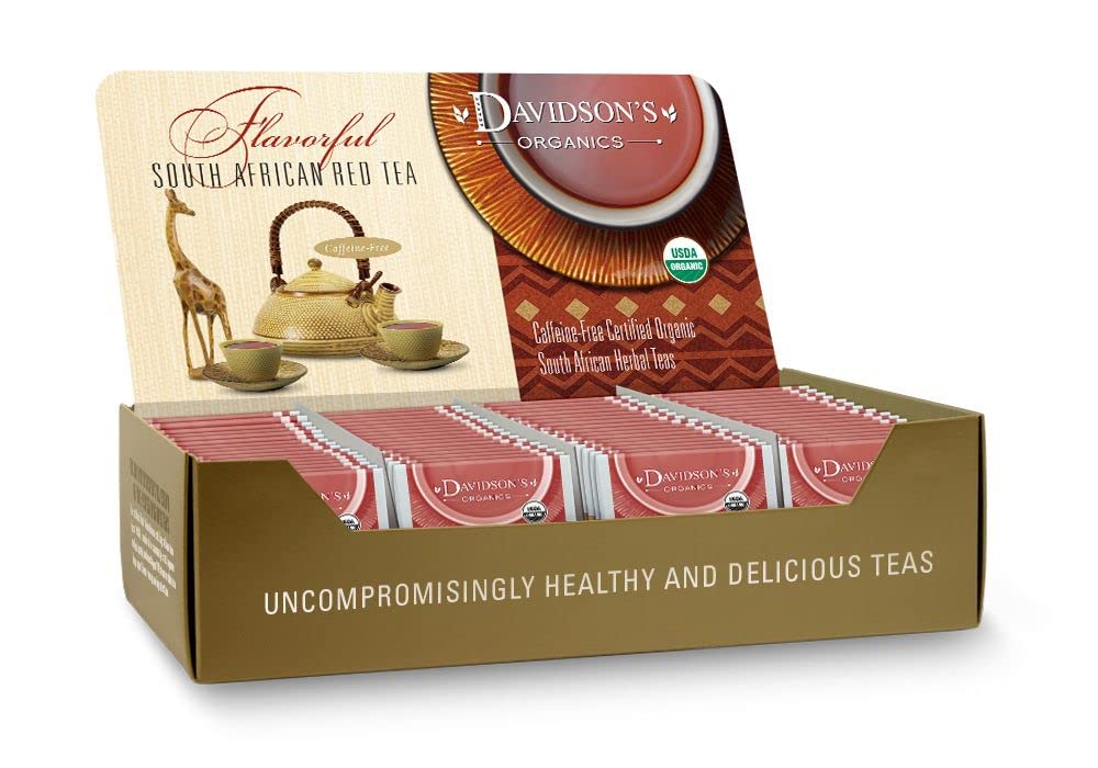 Davidsons Organics, Rooibos Spiced Chai, 100-count Individually Wrapped Tea Bags