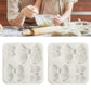 Bow , Prevent Stick Cake Cupcake Decoration Silicone Cartoon Bow Knot For Diy Chocolate Cake Craft