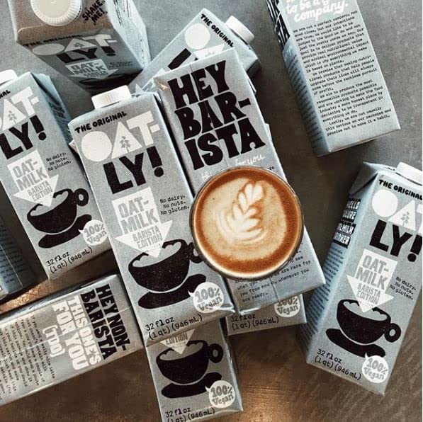 Oatly Original Barista Coffee, 4 Pack, 32 fl oz, Coffee   Edition, Packaging May Vary