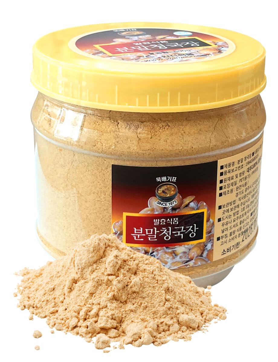 Cheonggukjang Powder 17.6Oz (500G) - Korean Traditional Fermented Soybean Powder ??? ??