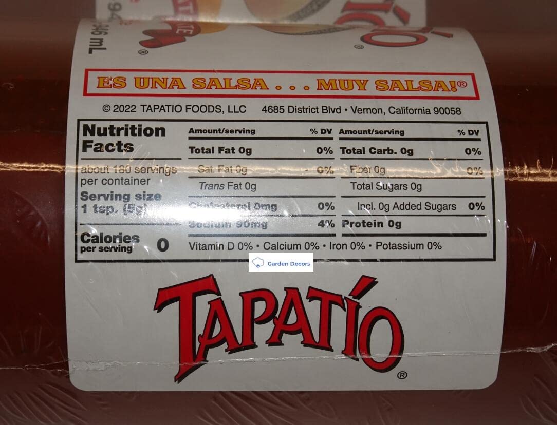 Tapatio Salsa Picante Hot Sauce 32Fl Oz 946Ml (Two Bottles)